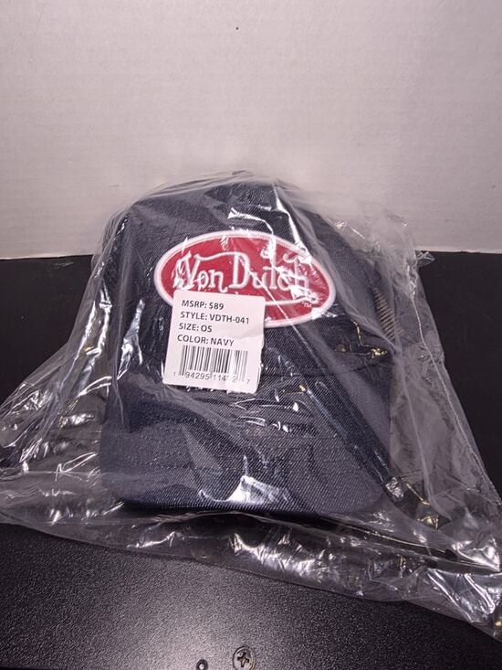 Von Dutch Other - Von Dutch Denim Trucker Snapback Hat Blue Adjustable Cap . New